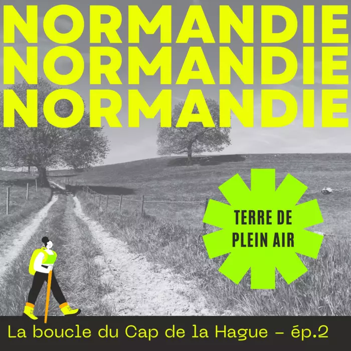 Modèle Canva pour Instagram, tourisme et randonnée en Normandie