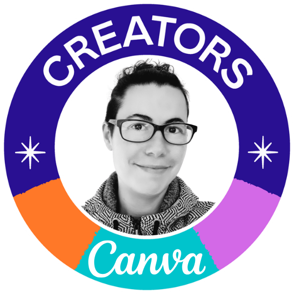 Badge Canva Creator de Gaële Gerbaux