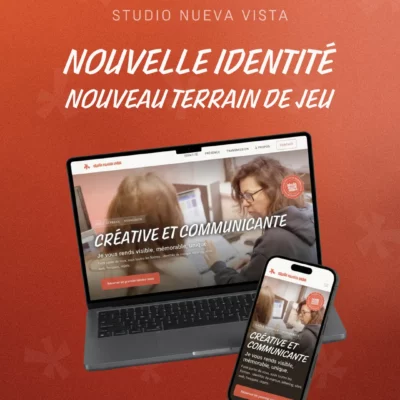 J'ai passé trois ans à repousser ce chantier.

Refaire sa propre identité quand on la refait pour les autres toute l'année, c'est le pire exercice qui soit 🫣

Une identité, ça touche aux fondations. Pi je dois avouer que les miennes étaient bancales. Ou du moins pas du tout assumées.

On m'a longtemps conseillé de ne choisir qu'une seule discipline à vendre. Mais cet été, après plusieurs mois de remise en question, j'ai choisi de toutes les revendiquer, parce qu'au fond, c'est la même : vous rendre visible, mémorable, unique.

Je suis créative et communicante.

Je sais faire des identités de marque, des sites internet, des ardoises, des vitrines, des modèles Canva, des ateliers et des formations. Et j'en suis fière 😀

Il était temps d'assumer, vous ne trouvez pas ?

✦✦✦
Nouvelle identité visuelle et nouveau site pour studio nueva vista, direction artistique, webdesign et lettrage à Caen, en Normandie. Lien en bio.

#identitevisuelle #directionartistique #graphistenormandie #refontedemarque #signpainting